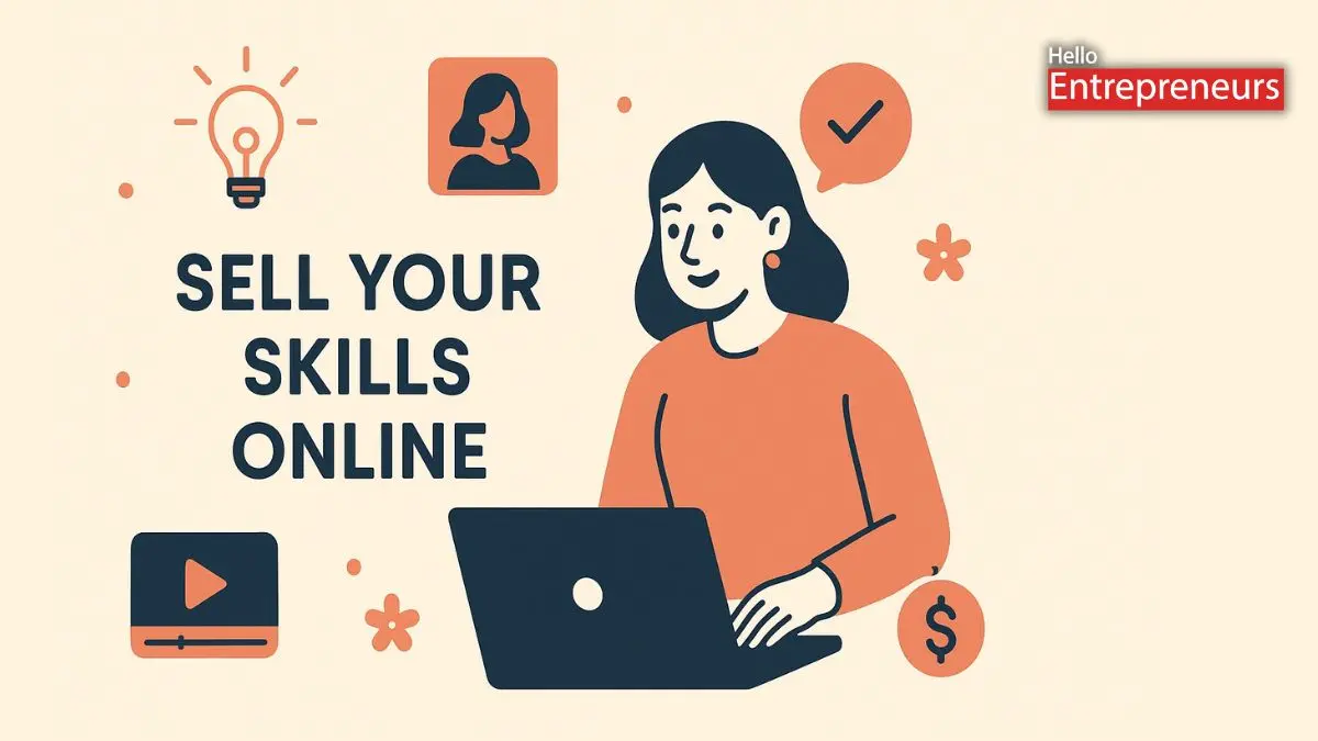 Build a side hustle by selling your skills online and earning a steady income-Hello Entrepreneurs